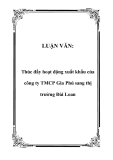  Luận văn đề tài :  Thúc đẩy hoạt động xuất khẩu của công ty TMCP Gia Phú sang thị trường Đài Loan