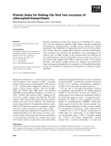 Báo cáo khoa học: Kinetic basis for linking the ﬁrst two enzymes of chlorophyll biosynthesis