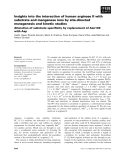 Báo cáo khoa học: Insights into the interaction of human arginase II with substrate and manganese ions by site-directed mutagenesis and kinetic studies Alteration of substrate speciﬁcity by replacement of Asn149 with Asp