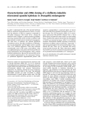 Báo cáo khoa học:  Characterization and cDNA cloning of a cloﬁbrate-inducible microsomal epoxide hydrolase in Drosophila melanogaster