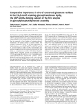 Báo cáo khoa học: Comparative importance in vivo of conserved glutamate residues in the EX7E motif retaining glycosyltransferase Gpi3p, the UDP-GlcNAc-binding subunit of the ﬁrst enzyme in glycosylphosphatidylinositol assembly