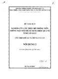 Nghiên cứu cấu trúc hệ thống viễn thông mặt đất để sử dụng hiệu quả vệ tinh vinasat ( nội dung 2)