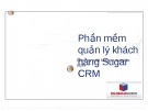 Phần mềm quản lý khách Sugar CRM