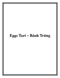 Eggs Tart – Bánh Trứng