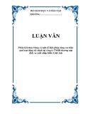 LUẬN VĂN: Phân tích thực trạng và một số biện pháp nâng cao hiệu quả hoạt động tài chính tại công ty TNHH thương mại dịch vụ xuất nhập khẩu Linh Anh
