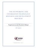 THE NETWORKING AND  INFORMATION TECHNOLOGY  RESEARCH AND DEVELOPMENT  PROGRAM 
