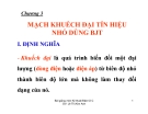 Kỹ thuật điện tử C-Chương 3