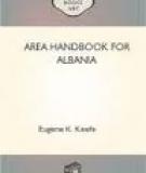 area handbook for albania