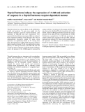 Báo cáo khoa học:  Thyroid hormone induces the expression of 4-1BB and activation of caspases in a thyroid hormone receptor-dependent manner