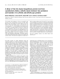 Báo cáo khoa học:  A dimer of the FeS cluster biosynthesis protein IscA from cyanobacteria binds a [2Fe2S] cluster between two protomers and transfers it to [2Fe2S] and [4Fe4S] apo proteins