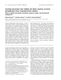 Báo cáo khoa học: Tracking interactions that stabilize the dimer structure of starch phosphorylase from Corynebacterium callunae Roles of Arg234 and Arg242 revealed by sequence analysis and site-directed mutagenesis