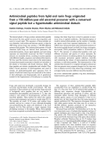 Báo cáo khoa học: Antimicrobial peptides from hylid and ranin frogs originated from a 150-million-year-old ancestral precursor with a conserved signal peptide but a hypermutable antimicrobial domain