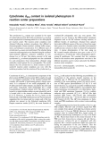 Báo cáo khoa học: Cytochrome b559 content in isolated photosystem II reaction center preparations