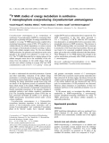 Báo cáo khoa học:  P NMR studies of energy metabolism in xanthosine5¢-monophosphate overproducing Corynebacterium ammoniagenes
