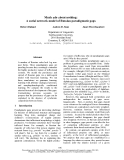 Báo cáo khoa học: "Much ado about nothing: A social network model of Russian paradigmatic gaps"