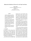 Báo cáo khoa học: "High-precision Identiﬁcation of Discourse New and Unique Noun Phrases"