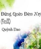 Đừng Quên Đêm Nay