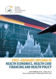 POST–GRADUATE DIPLOMA IN    HEALTH ECONOMICS, HEALTH CARE  FINANCING AND HEALTH POLICY