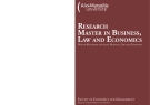 ReseaRch MasteR in Business, Law and econoMics