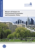 Master of Science in  International Economics  and Economic Policy