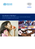 From Burden to “Best Buys”:   Reducing the Economic Impact of Non-Communicable Diseases   in Low- and Middle-Income Countries
