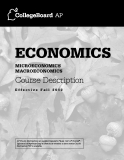 EcoNomics microEconomics  macroeconomics Course Description