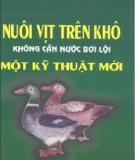 Kỹ thuật nuôi vịt trên khô không cần nước bơi lội