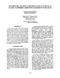 Báo cáo khoa học: "TOWARDS THE AUTOMATIC IDENTIFICATION OF ADJECTIVAL SCALES: CLUSTERING ADJECTIVES ACCORDING TO MEANING"