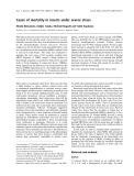 Báo cáo khoa học:  Cause of mortality in insects under severe stress Hitoshi Matsumoto, Kohjiro Tanaka, Hirofumi Noguchi and Yoichi Hayakawa