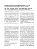 Báo cáo khoa học:  Molecular characterization and allergenic activity of Lyc e 2 (b-fructofuranosidase), a glycosylated allergen of tomato