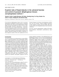 Báo cáo khoa học: Essential roles of lipoyl domains in the activated function and control of pyruvate dehydrogenase kinases and phosphatase isoform 1