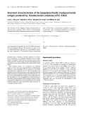 Báo cáo khoa học: Structural characterization of the lipopolysaccharide O-polysaccharide antigen produced by Flavobacterium columnare ATCC 43622