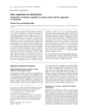 Báo cáo khoa học: Gene regulation by tetracyclines Constraints of resistance regulation in bacteria shape TetR for application in eukaryotes Christian Berens and Wolfgang Hillen