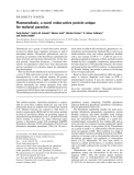 Báo cáo khoa học: Plasmoredoxin, a novel redox-active protein unique for malarial parasites