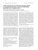 Báo cáo khoa học:  Cellular refractoriness to the heat-stable enterotoxin peptide is associated with alterations in levels of the differentially glycosylated forms of guanylyl cyclase C