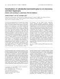 Báo cáo khoa học: Demethylation of radiolabelled dextromethorphan in rat microsomes and intact hepatocytes Kinetics and sensitivity to cytochrome P450 2D inhibitors