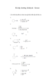 Bài tập chương Aldehyde - Ketone