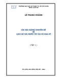 Các bài giảng chuyên đề về lịch sử các nước Tây Âu và Hoa Kỳ