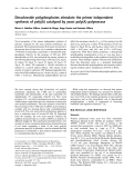 Báo cáo Y học: Dinucleoside polyphosphates stimulate the primer independent synthesis of poly(A) catalyzed by yeast poly(A) polymerase