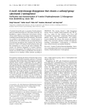 Báo cáo Y học:  A novel meta-cleavage dioxygenase that cleaves a carboxyl-groupsubstituted 2-aminophenol Puriﬁcation and characterization of 4-amino-3-hydroxybenzoate 2,3-dioxygenase from Bordetella sp. strain 10d