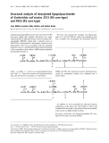 Báo cáo Y học:  Structural analysis of deacylated lipopolysaccharide of Escherichia coli strains 2513 (R4 core-type) and F653 (R3 core-type)