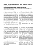 Báo cáo Y học:  Diffusion through channel derivatives of the Escherichia coli FhuA transport protein