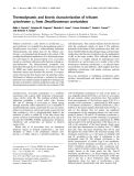 Báo cáo Y học: Thermodynamic and kinetic characterization of trihaem cytochrome c3 from Desulfuromonas acetoxidans