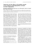 Báo cáo khoa học: Temperature and salts effects on the peptidase activities of the recombinant metallooligopeptidases neurolysin and thimet oligopeptidase