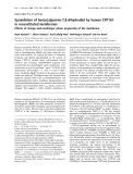 Báo cáo khoa học:  Epoxidation of benzo[a]pyrene-7,8-dihydrodiol by human CYP1A1 in reconstituted membranes Effects of charge and nonbilayer phase propensity of the membrane