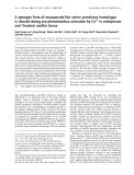 Báo cáo khoa học:  A zymogen form of masquerade-like serine proteinase homologue is cleaved during pro-phenoloxidase activation by Ca2+ in coleopteran and Tenebrio molitor larvae