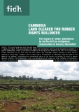 CAmboDIA LAnD CLeAreD For rubber rIgHts buLLDozeD 