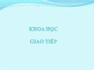 Bài giảng về khoa học giao tiếp