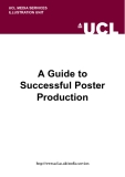 A Guide to  Successful Poster  Production