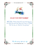 luận văn: Hoàn thiện Kế toán bán hàng & xác định kết quả bán hàng tại Công ty TNHH TM Tin học & Thiết bị Văn phòng